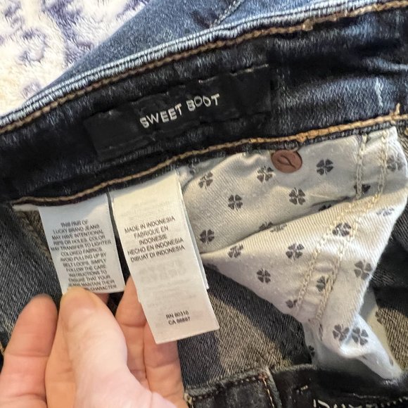 Lucky Jeans Sweet Boot cut size 4/27 - Picture 3 of 12